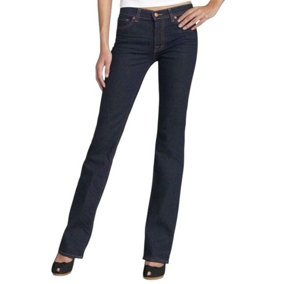J Brand Blue Boot Cut Jeans Classic Fit Woman’s Size 28 - Picture 1 of 6